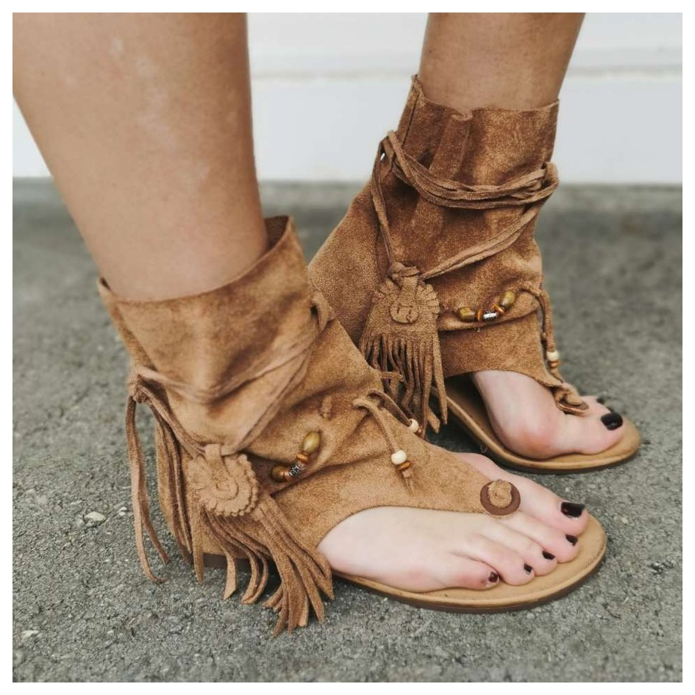 Sandalia Boho BODHI Camel Heve Sandalia Boho BODHI Camel Heve