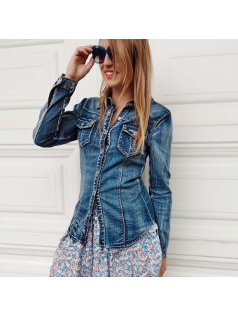 Camisa Denim Básica BARRY Heve Camisa Denim Básica BARRY Heve