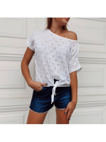 Blusa Nudo ROSIE Blanco Heve Blusa Nudo ROSIE Blanco Heve