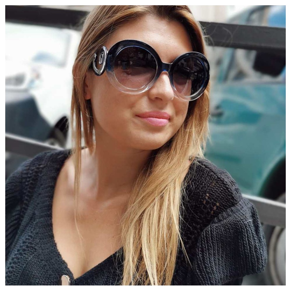 Gafas Sol Acetato Azul 02 Heve Gafas Sol Acetato Azul 02 Heve