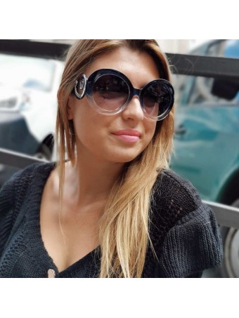 Gafas Sol Acetato Azul 02 Heve Gafas Sol Acetato Azul 02 Heve