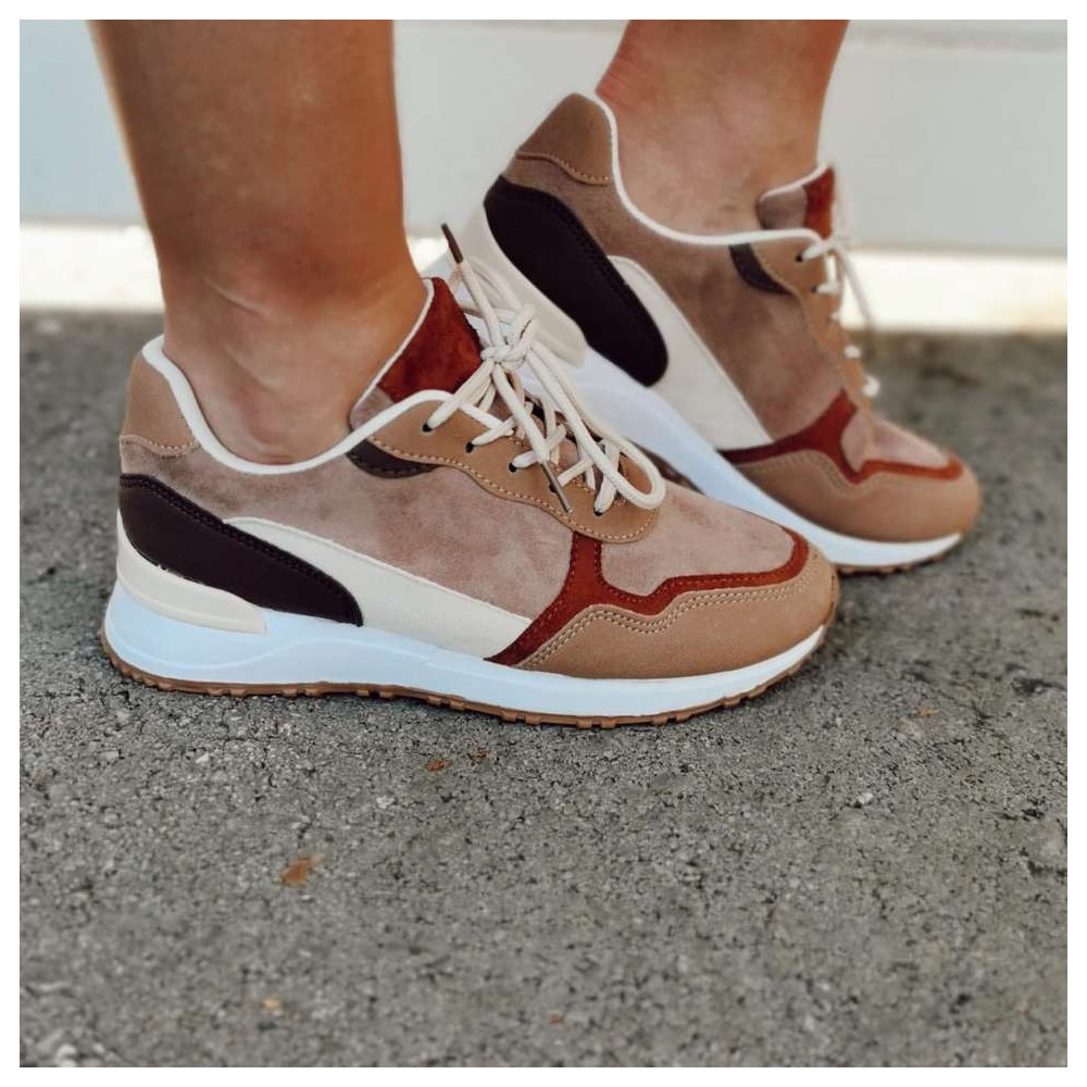Deportiva Antelina SPYRO Taupe Heve Deportiva Antelina SPYRO Taupe Heve