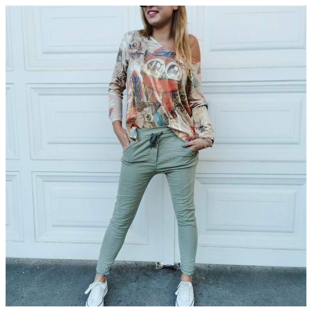 Pantalón Jogger MEDELLÍN Khaki Heve Pantalón Jogger MEDELLÍN Khaki Heve