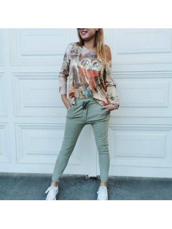 Pantalón Jogger MEDELLÍN Khaki Heve Pantalón Jogger MEDELLÍN Khaki Heve