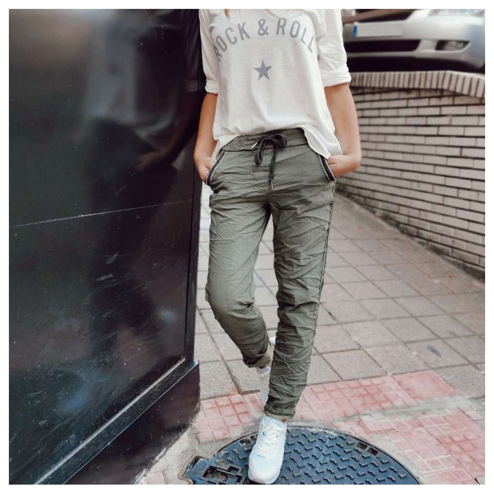 Pantalón Jogger HARLOW Khaki Heve Pantalón Jogger HARLOW Khaki Heve