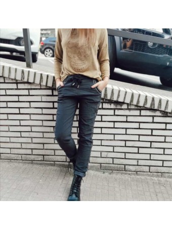 Pantalón Jogger HARLOW Negro Heve Pantalón Jogger HARLOW Negro Heve