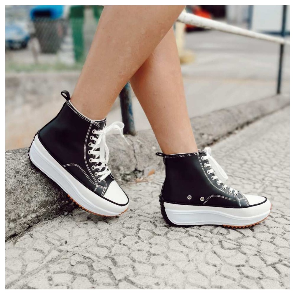 Sneaker Polipiel KALE Negro Heve Sneaker Polipiel KALE Negro Heve