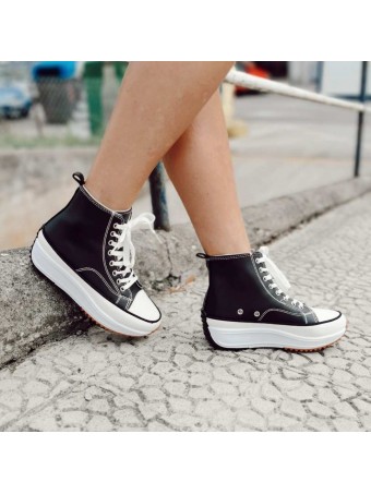 Sneaker Polipiel KALE Negro Heve Sneaker Polipiel KALE Negro Heve
