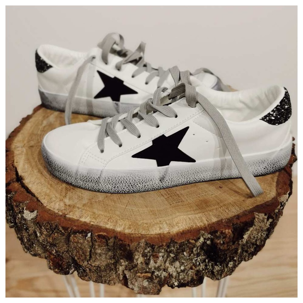 Deportiva Estrella QUIZ Blanco/Negro Heve Deportiva Estrella QUIZ Blanco/Negro Heve
