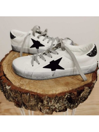 Deportiva Estrella QUIZ Blanco/Negro Heve Deportiva Estrella QUIZ Blanco/Negro Heve