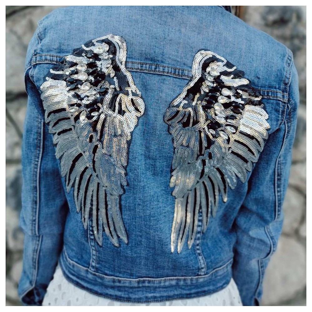 Cazadora Denim Alas TIFFANY Heve Cazadora Denim Alas TIFFANY Heve