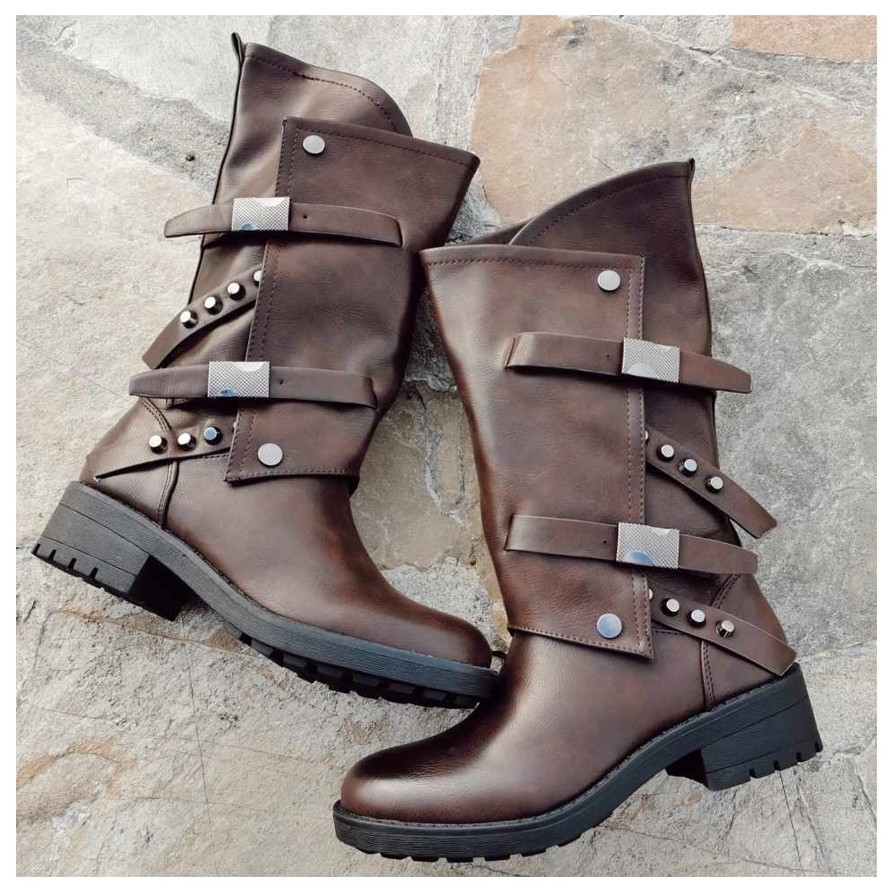 Bota Motera SHADOW Marrón Heve Bota Motera SHADOW Marrón Heve
