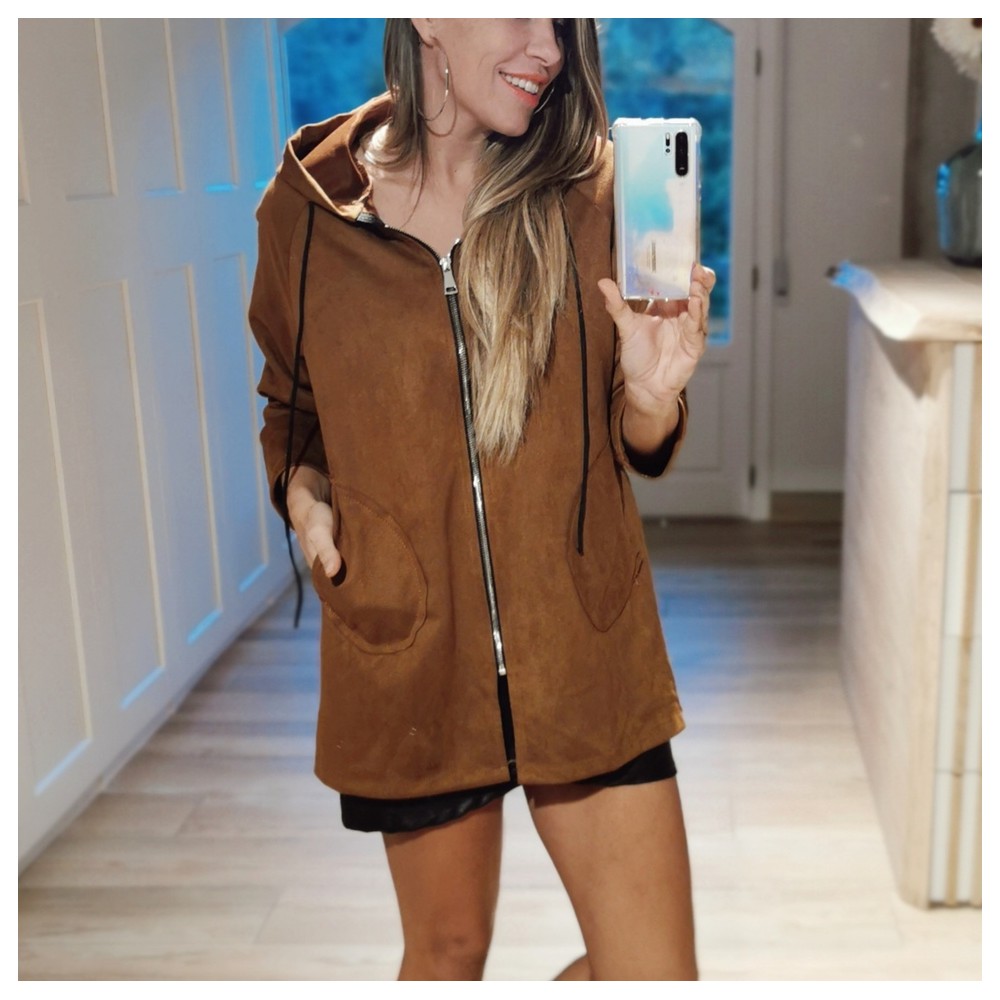 Cazadora Antelina TEAGAN Camel Heve Cazadora Antelina TEAGAN Camel Heve