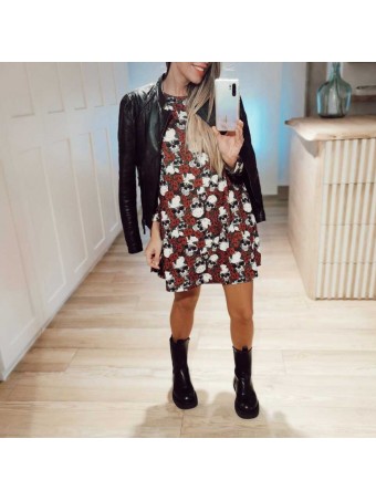 Vestido Evasé Calaveras BANNY Heve Vestido Evasé Calaveras BANNY Heve